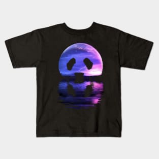 panda moon Kids T-Shirt